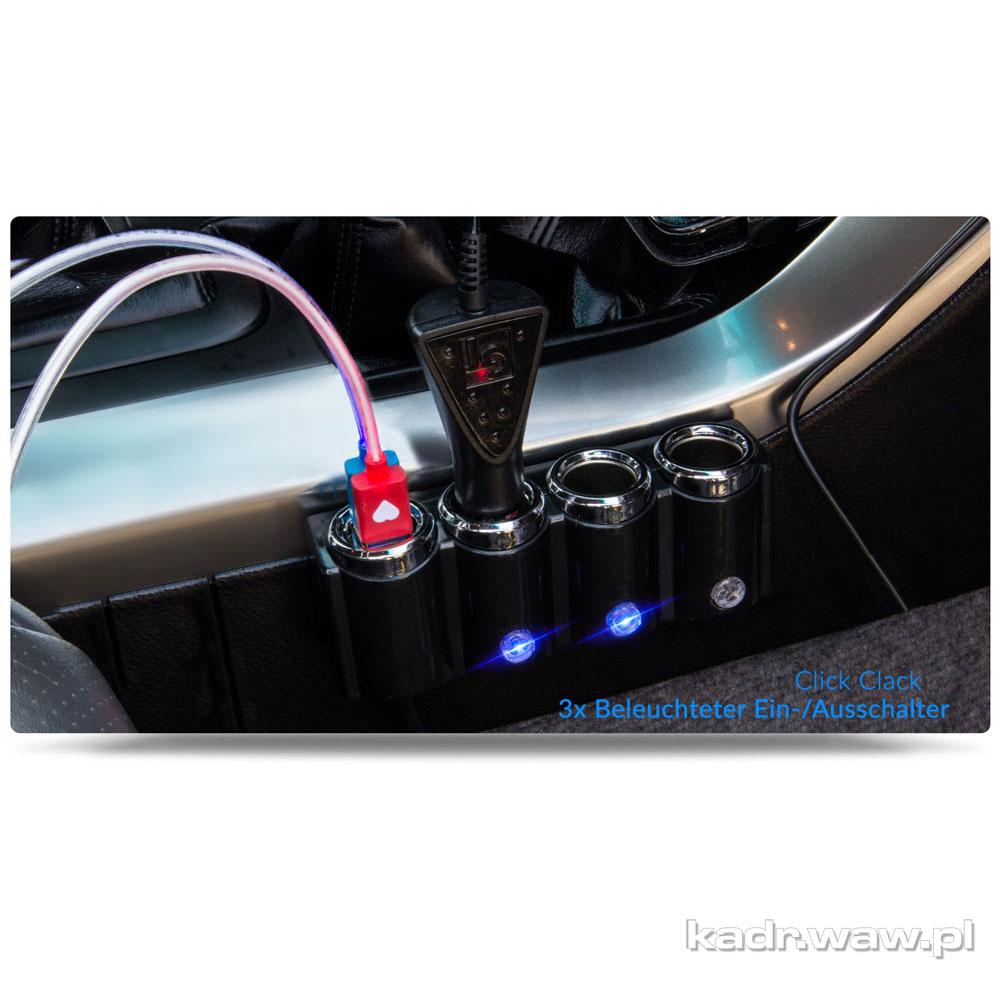 Rozgałęziacz Gniazda Zapalniczki - Pakiet 16 Zdjęć do E-Commerce