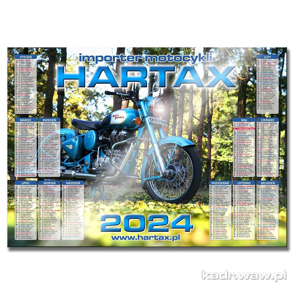 Kalendarze Ścienne POZIOME A4-A0