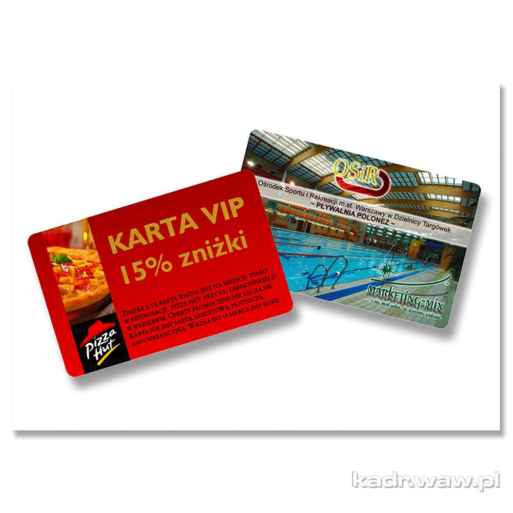 Karty Dostępowe & Rabatowe PVC