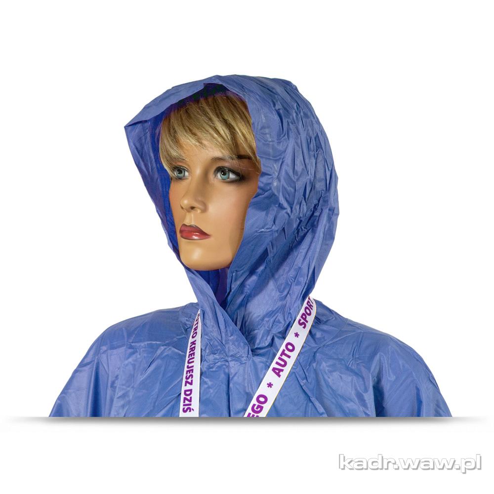 Ponczo Przeciwdeszczowe - Uniwersalne Niebieskie