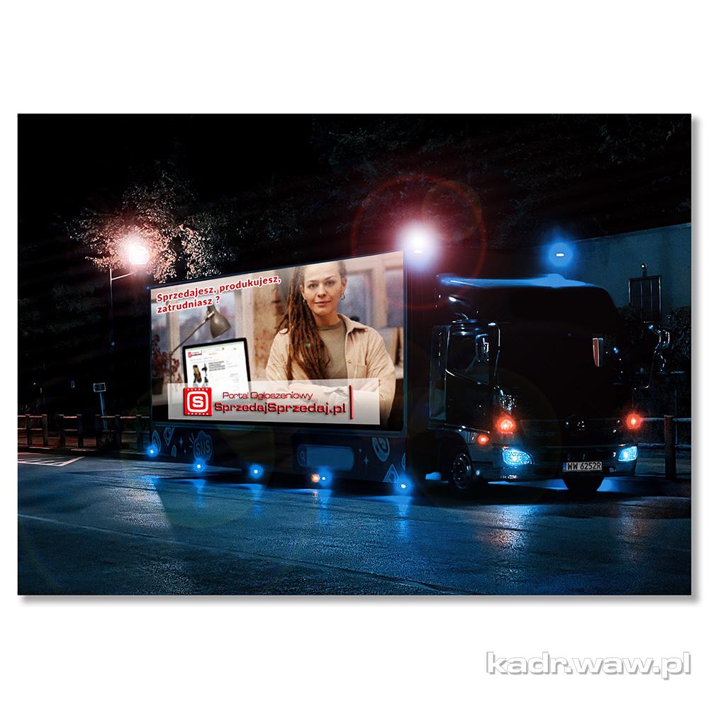 Reklama na Pojazdach - Pojazdy Ciężarowe