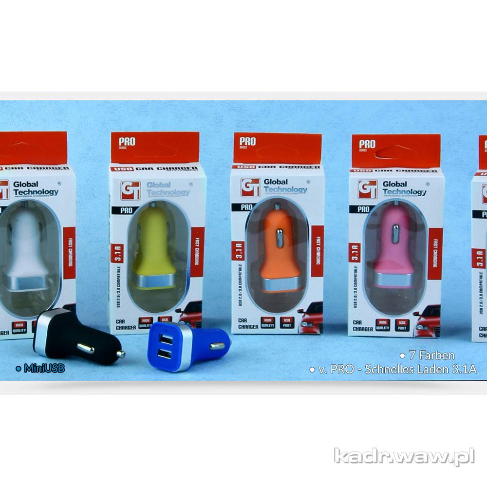 Ładowarki Samochodowe - Pakiet 16 Zdjęć do E-Commerce