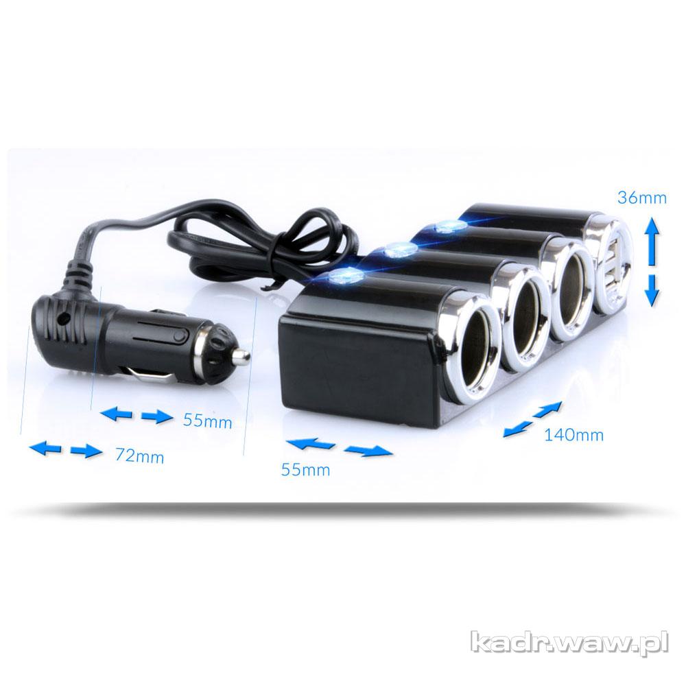 Rozgałęziacz Gniazda Zapalniczki - Pakiet 16 Zdjęć do E-Commerce