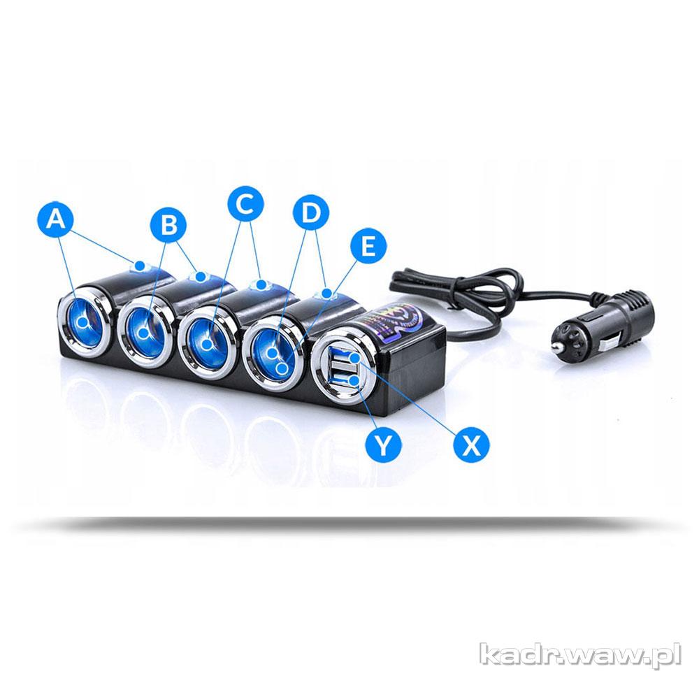 Rozgałęziacz Gniazda Zapalniczki - Pakiet 16 Zdjęć do E-Commerce